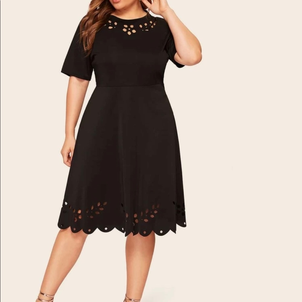 Brand new SHEIN laser cut out dress
